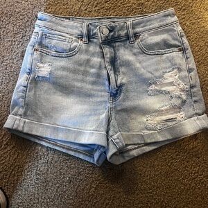 American Eagle Outfitters Light Blue Jean Shorts
